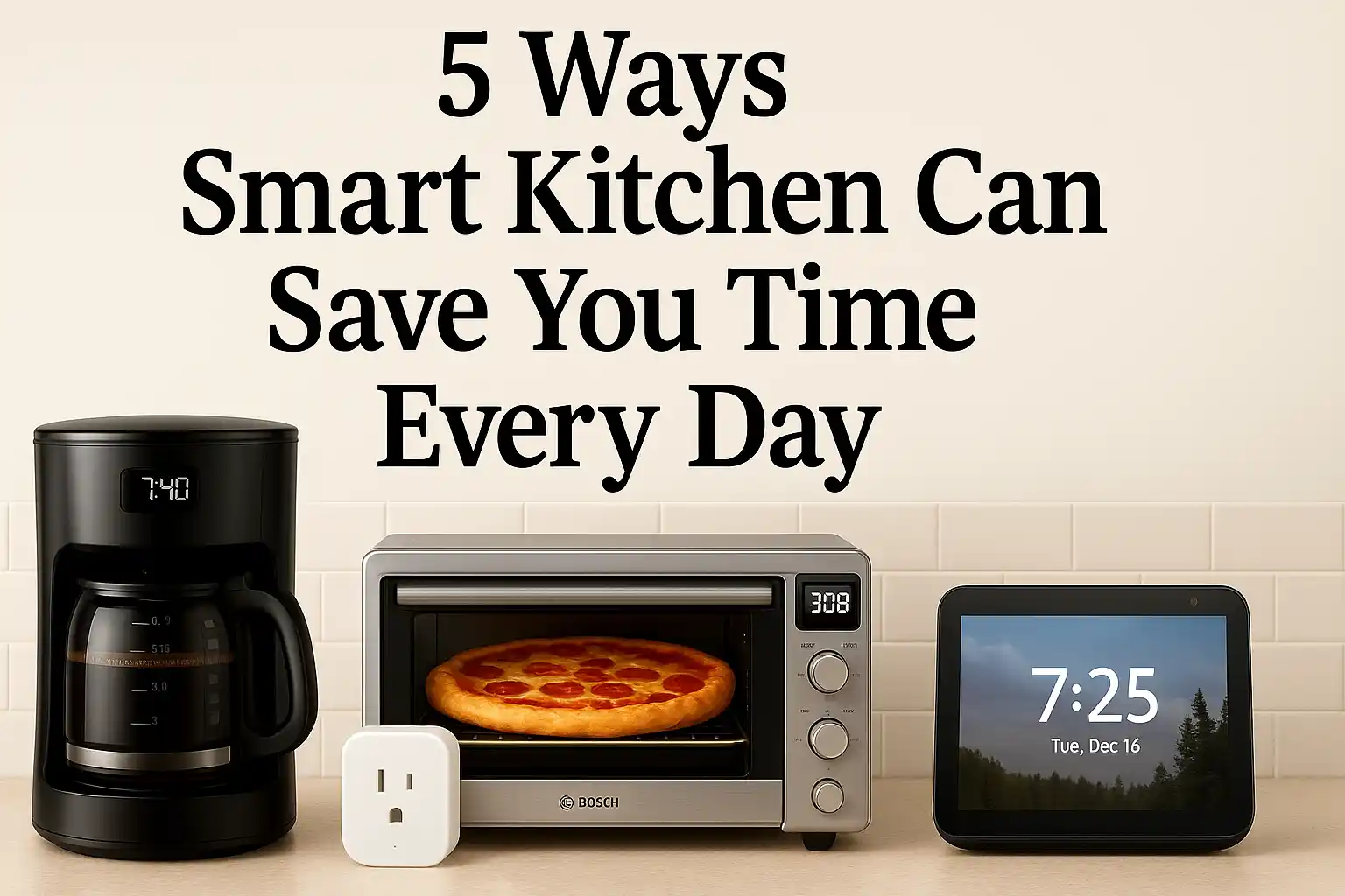 5 Ways Smart Kitchen Gadgets Can Save You Time Every Day 5 Ways Smart Kitchen Gadgets Can Save You Time Every Day